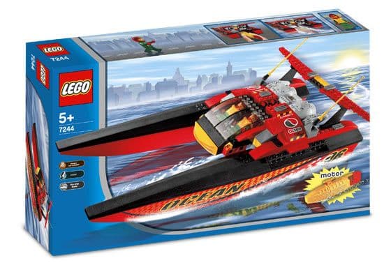 LEGO City 7244 Speedboat