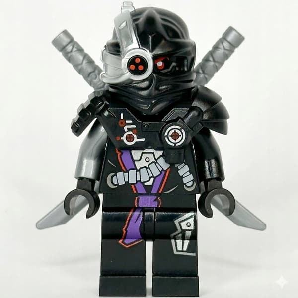Lego Ninjago Figure – General Cryptor – Rebooted + weapons – njo0092