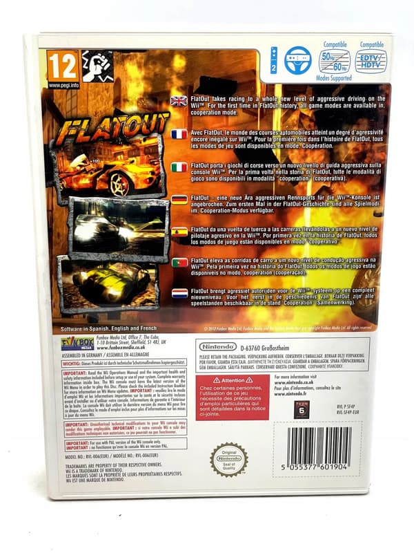 Flatout for Nintendo Wii