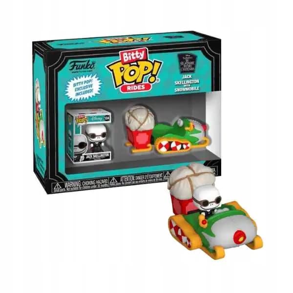 Funko Bitty Pop! Jack Skellington with Snowmobile figurine