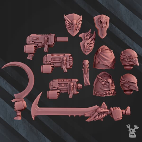Crow Warrior Bits-set från DakkaDakkaStore