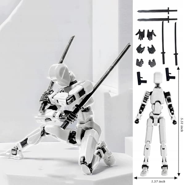 TOYS FEATURING CHARACTERS: ROBOT MODELS WITH MOVABLE JOINTS – REALISTIC cai