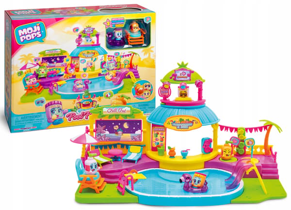 Magicbox Moji Pops Pool Party Figure Set 3+