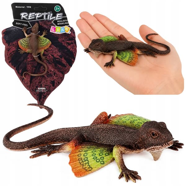 REALISTIC RUBBER LIZARD FIGURINE