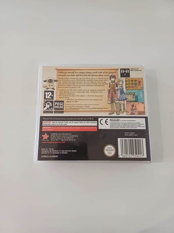 Rune Factory for Nintendo DS (boxed)