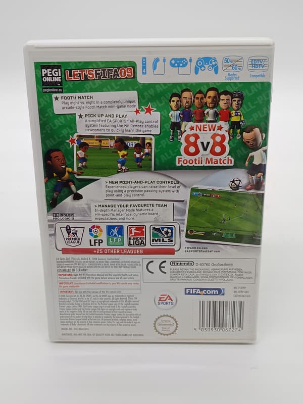 FIFA 09 ALL-PLAY Nintendo Wii boxed version