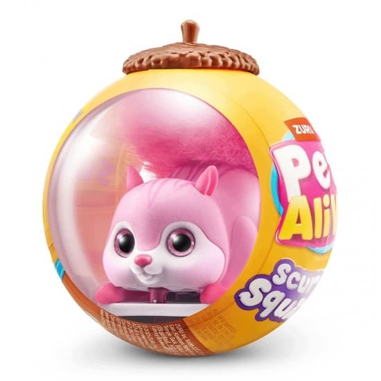 Pink Squirrel S1 interactive toy, Pets Alive, ZURU