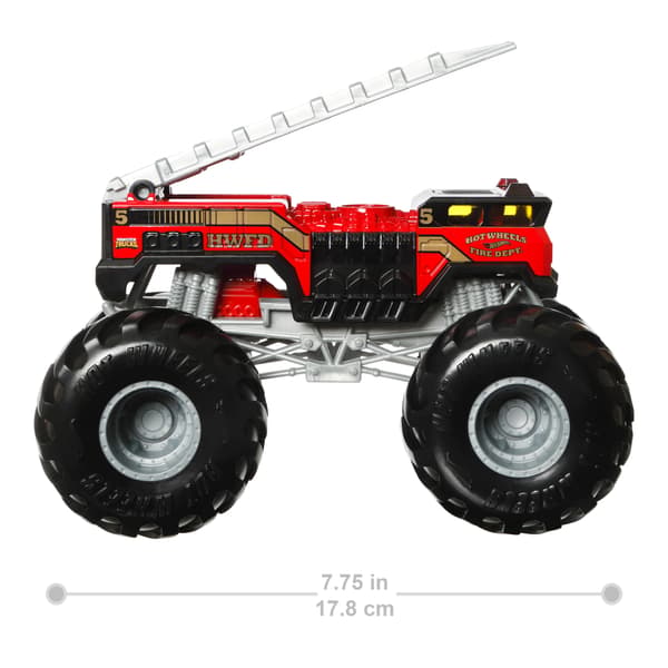 HNM77 HOT WHEELS MONSTER TRUCKS FIRE BRIGADE