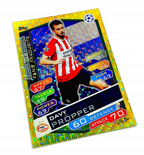 MATCH ATTAX 2016/17 CARD S 12 DAVY PROPPER / EXCLUSIVE EDITION