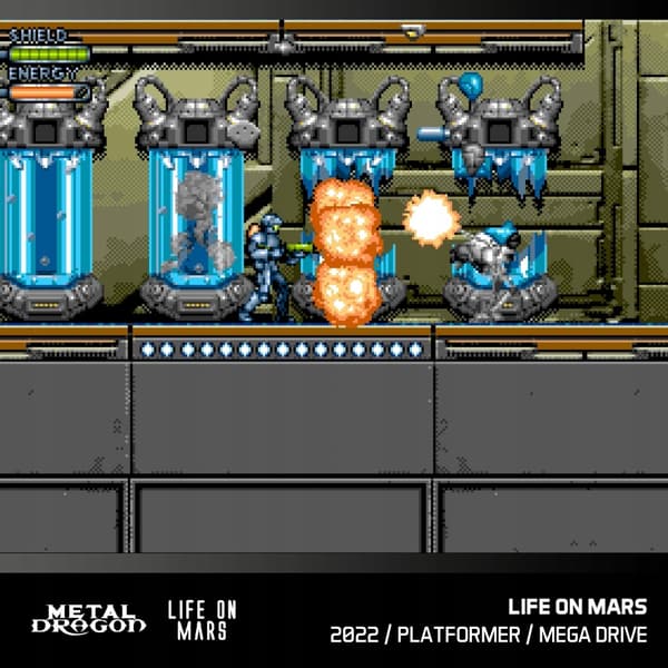 Evercade #42, Metal Dragon/Life on Mars, 2-in-1, Retro, Game Software Pack