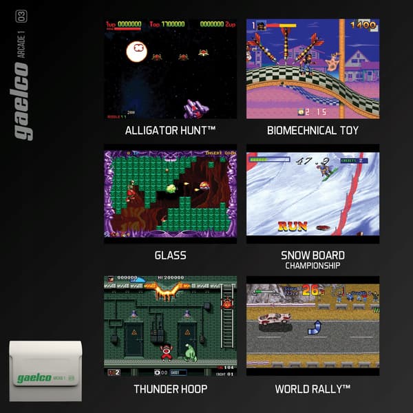 EVERCADE A3 – Gaelco Arcade 1 Game Pack