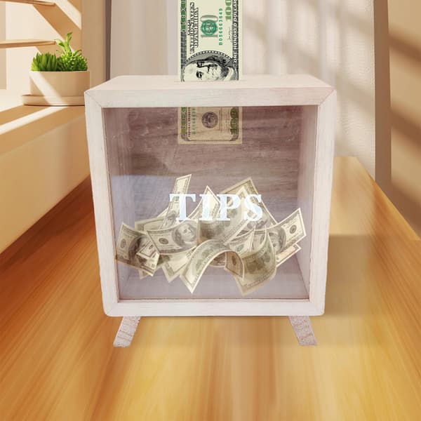 Coin jar Changing the lid Jar Multi-purpose money box for cafés A