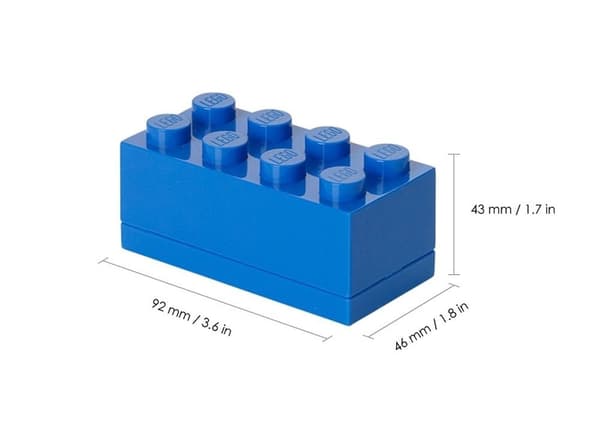 LEGO Mini 2x4 Blue Container 40121731
