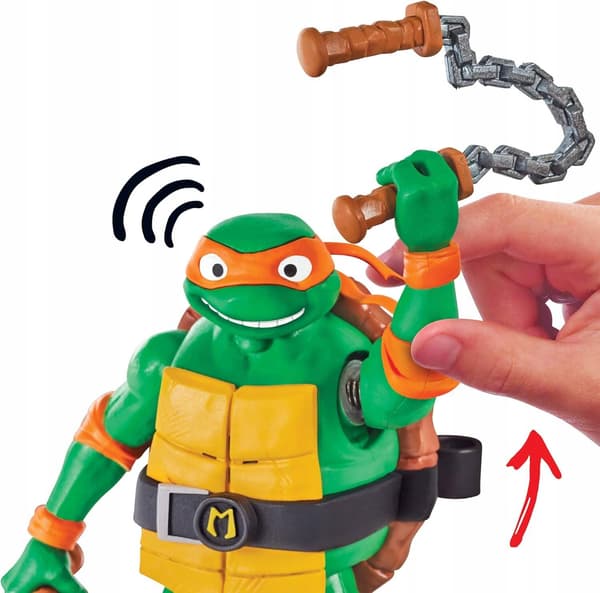 NINJA TURTLE FIGURES: MICHELANGELO SOUND FIGURE