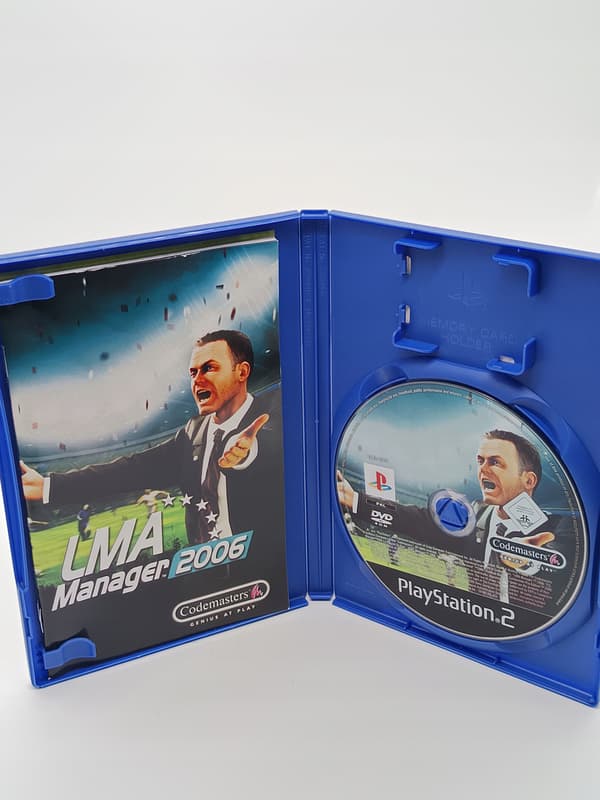 LMA MANAGER 2006 game for Sony PlayStation 2 (PS2)