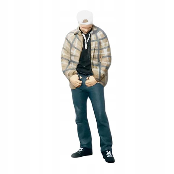 1:64 Figure People Model Delicate Hand-Painted Realistic Role-Play Coffee