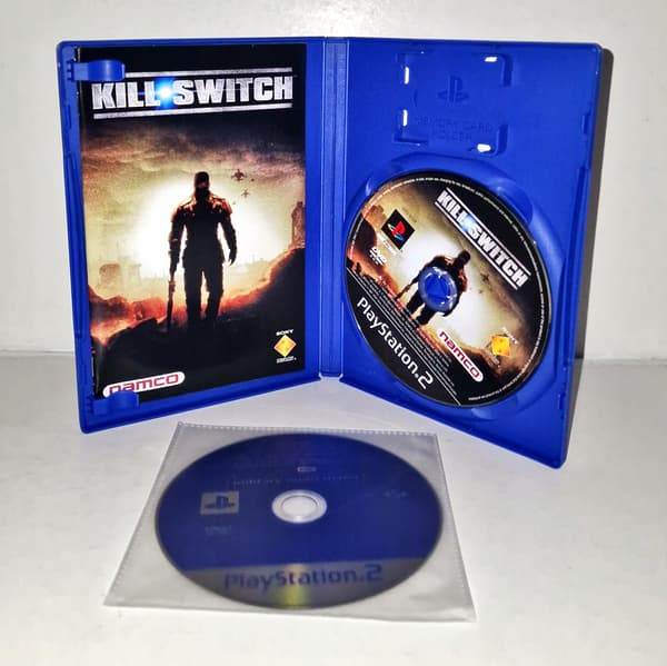 KILL SWITCH game + PS2 demo discs + DB, BDB