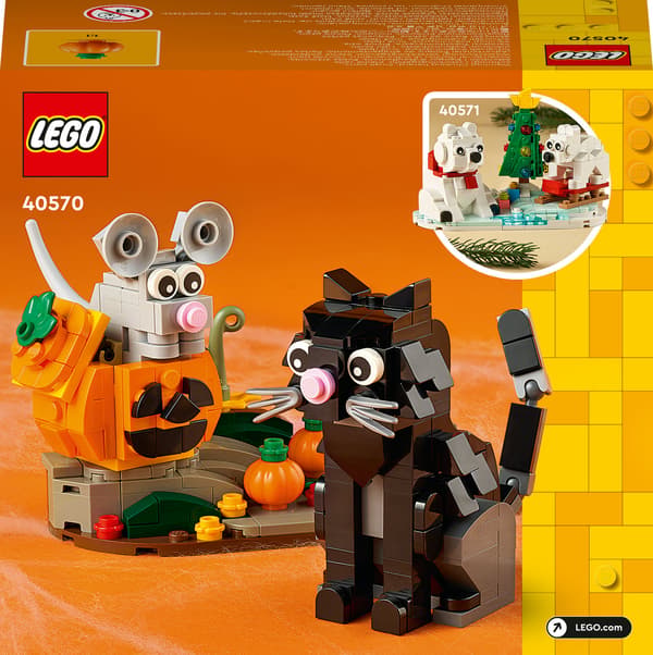 LEGO Cat and Mouse for Halloween, 328 pieces