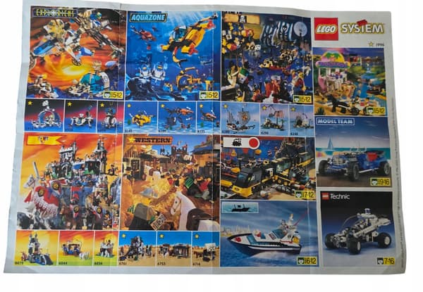 LEGO LEAFLET Poster 1996 Town 4.105.472-EU