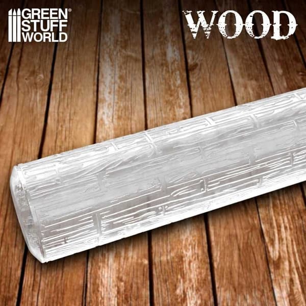 Wood Planks Rolling Pin – a rolling pin for creating miniature textures