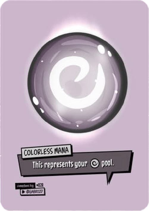 Magic: The Gathering Colorless Mana Counter