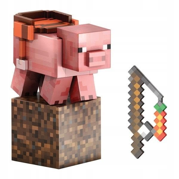 Minecraft Diamond Level Pig Figurine by Mattel