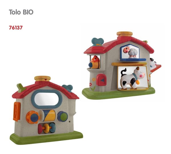 TOLO BIO Eco Farm Activity House Toy Set 12m+