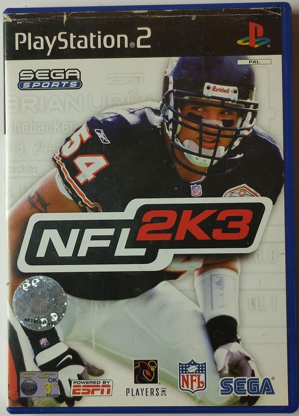 NFL 2K3 for Sony PlayStation 2 (PS2)