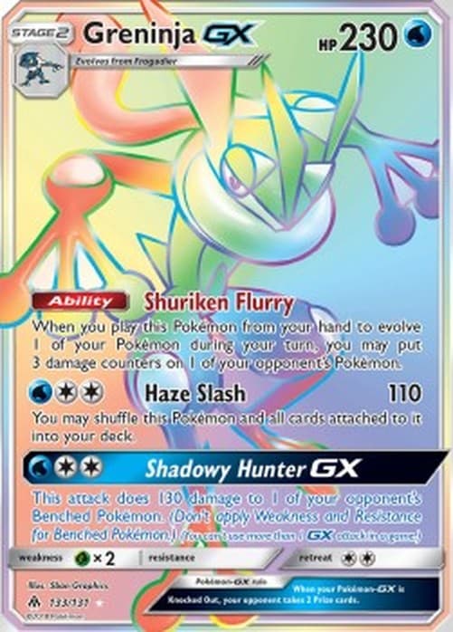 Pokemon Greninja GX