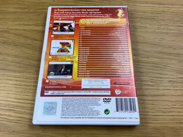SINGSTAR STUDIO 100 ‘Ideal’ disc – PS2 bundle