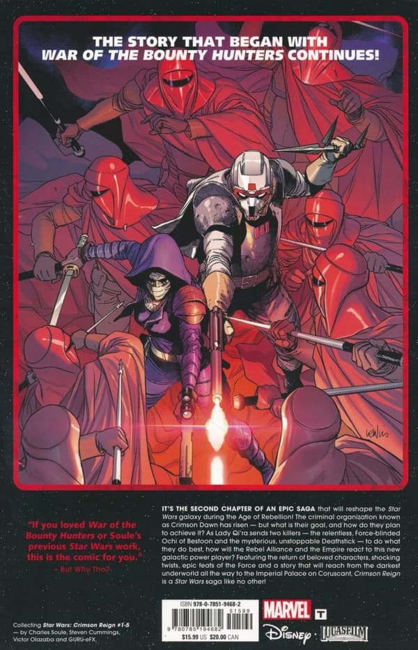 Star Wars: Crimson Reign by Charles Soule