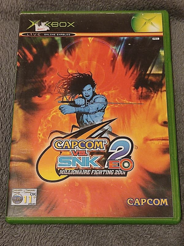 XBOX CAPCOM VS SNK 2 EO GAME MICROSOFT X BOX CLASSIC