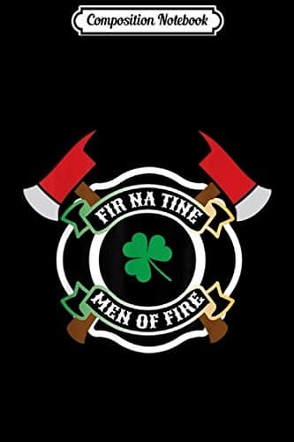 Composition Notebook: The Thin Red Line Family Fir for St Patrick’s Day