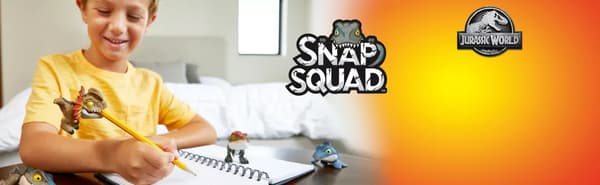 JURASSIC WORLD DINOSAUR Snap Squad Triceratops