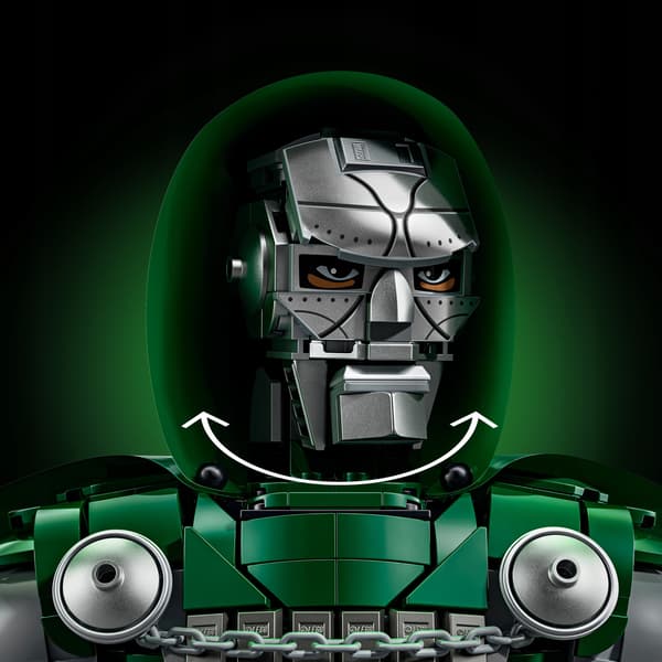 LEGO Marvel Dr Doom Bust 76345