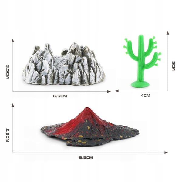 Mini volcano eruption model – Creative simulation – Volcano toy set