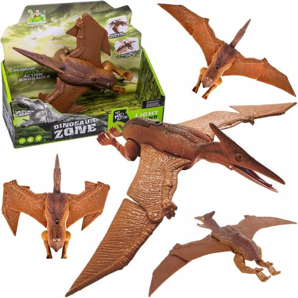 PTERODACTYL DINOSAUR WITH SOUND AND LIGHTS, TRIFOX
