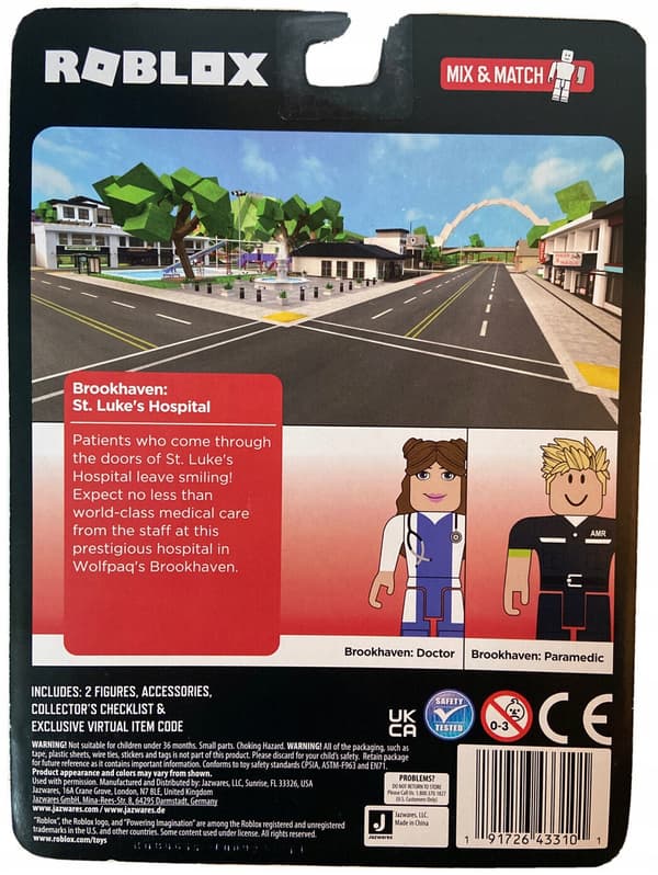 ROBLOX 2 BROOKHAVEN Figures: ST. LUKE’S HOSPITAL