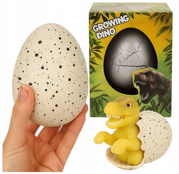 LARGE EGG – DINOSAUR EGG – HATCHING – GROWING IN 24 HOURS – T-REX XXL DINOSAUR