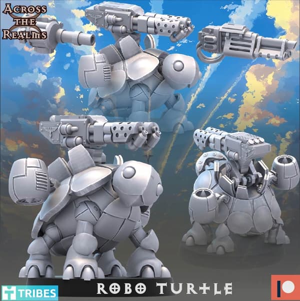 Robo-Turtle Across the Realms