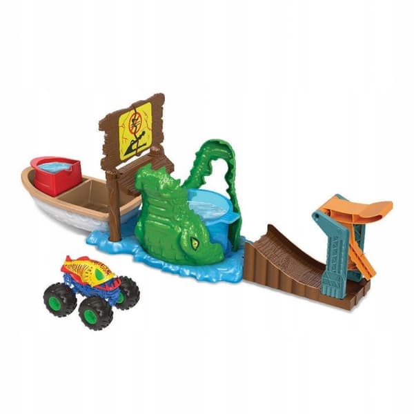 HOT WHEELS MONSTER TRUCK ALLIGATOR JAWS SET