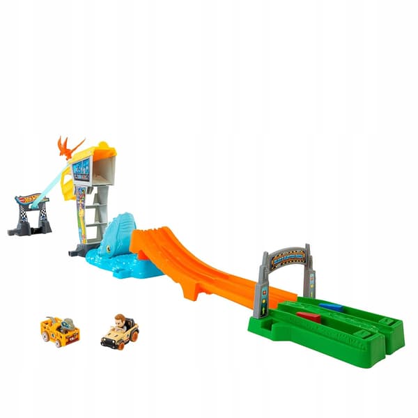 Hot Wheels Jurassic World Track Set: Blue Race