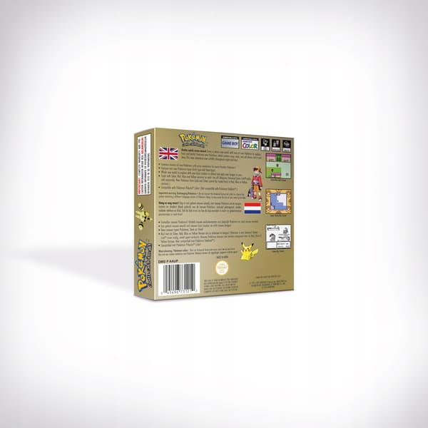 Pokémon Gold EUR Reproduction Packaging + Insert