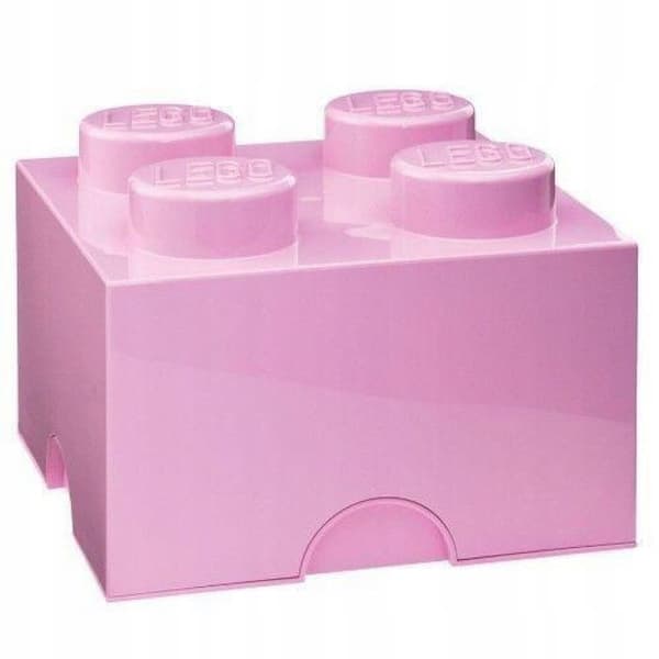 LEGO Storage Brick 4 container, pink