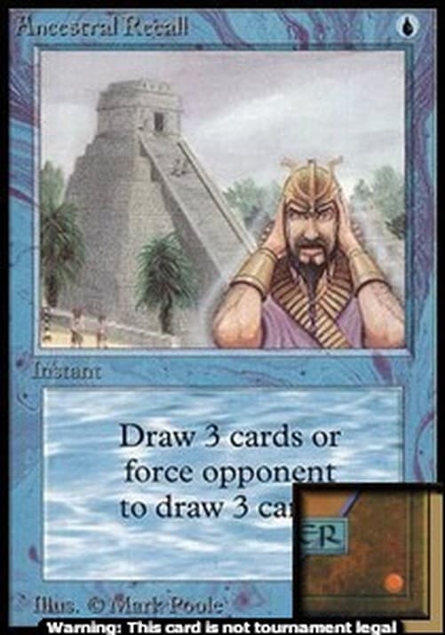 Magic: The Gathering Ancestral Recall