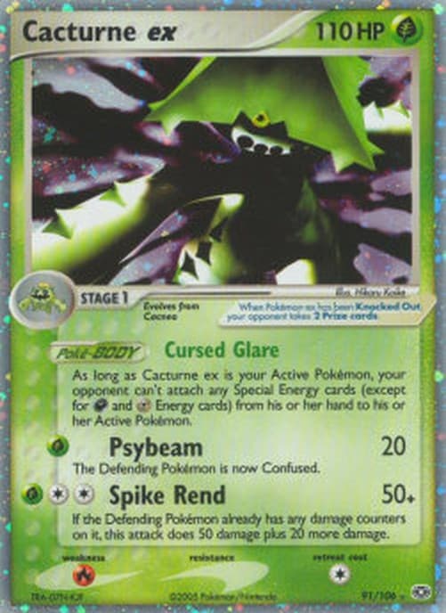Pokemon Cacturne ex