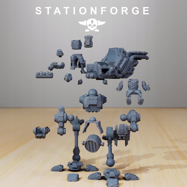 Scavenger Scout Walker – Station Forge – 3D printing