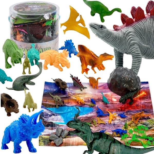 WOOPIE Dinosaur Figurine Set, 34 pieces