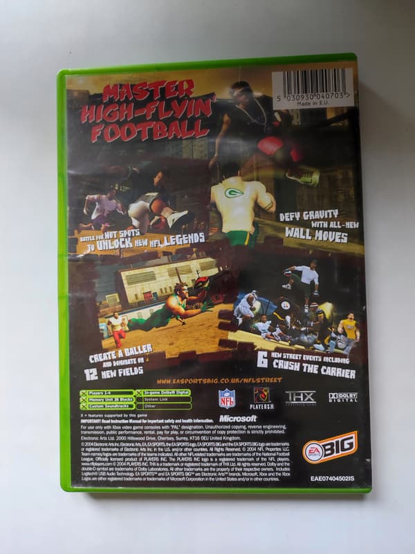 XBOX NFL STREET 2 X BOX CLASSIC