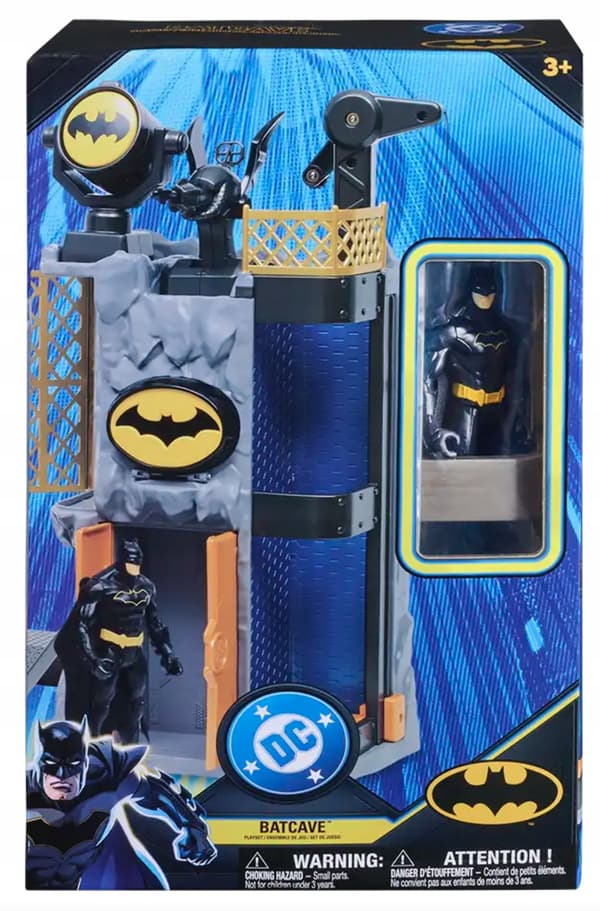 BATMAN DC BATCAVE BATMAN’S CAVE play set with Batman figure